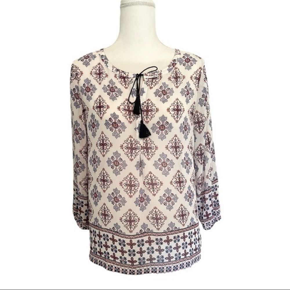 Lucky Brand Boho Floral‎ Blouse
